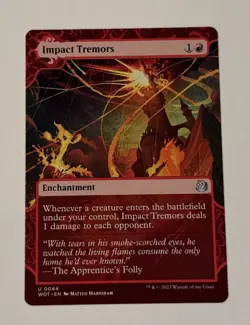 MTG Impact Tremors - Wilds of Eldraine: Enchanting Tales LP - Image 1