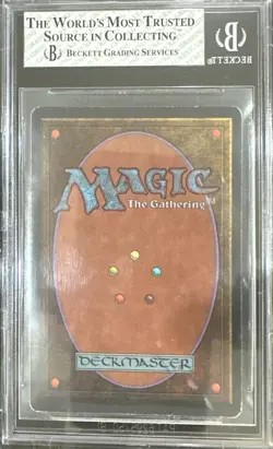 Vintage 1993 MtG Unlimited Volcanic Island Magic the Gathering BGS 6.5 EX-MT+ - Image 2