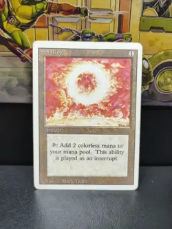 Sol Ring Uncommon MP/HP Revised Vintage MTG - Image 1