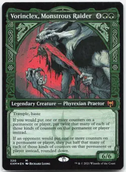 Vorinclex, Monstrous Raider (Showcase) *Foil* KHM 320 NM-LP - Image 1