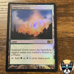 Magic the Gathering MTG- Sunpetal Grove- Foil/NM/LP- 228/249- M10 - Image 1