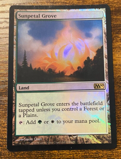 Magic the Gathering MTG- Sunpetal Grove- Foil/NM/LP- 228/249- M10 - Image 3