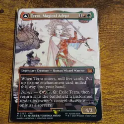 MTG - Terra, Magical Adept Borderless full art Final Fantasy non foil M0323 - Image 1