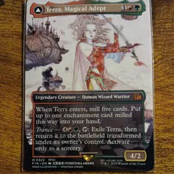 MTG - Terra, Magical Adept Borderless full art Final Fantasy non foil M0323 - Image 2