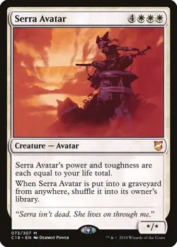Serra Avatar NonFoil Commander 2018 73 NM MTG - Image 1