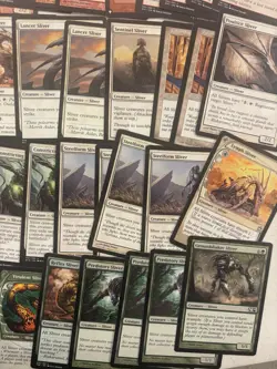 Magic the Gathering MTG x115 Slivers Lot All Colors - Image 5