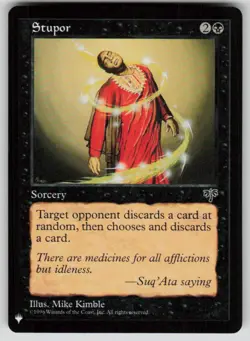 Stupor Uncommon The List Reprints MTG Near Mint 2020 - Image 1