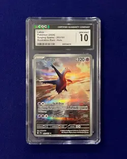CGC 10 Latios #203 Surging Sparks 2024 Pokemon GEM MINT - Image 1