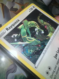 Pokemon TCG Rayquaza - SWSH029 Sword & Shield Black Star Promo NM DOUBLE SWIRL - Image 2