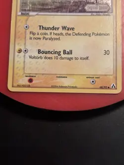 2006 Voltorb Reverse Holo 68/92 MP ⚡ Vintage EX Legend Maker Pokemon Card! - Image 3