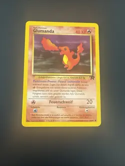 Pokemon Karte Glumanda 50/82 Team Rocket Set Original Deutsch - Image 1
