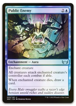 Public Enemy #55 (Foil) (NM) Streets New Capenna SNC Magic MTG - Image 1