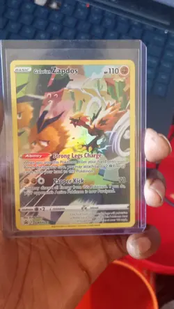 Pokemon Galarian Zapdos SWSH283 Sword & Shield Promo Holo 110HP Strong Legs Cha… - Image 2