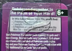 2020 Pokemon TCG Galar Power Mini Tin - (H21) Factory Sealed Dragapult Mini Tin - Image 3