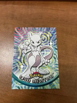 Topps Pokemon Blue Logo Non-Holo: Mewtwo #150 - NM - Image 1