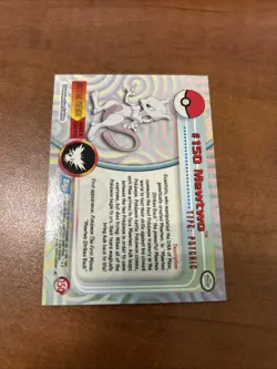 Topps Pokemon Blue Logo Non-Holo: Mewtwo #150 - NM - Image 2