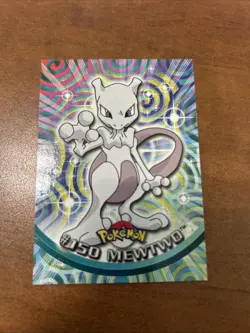 Topps Pokemon Blue Logo Non-Holo: Mewtwo #150 - NM - Image 3