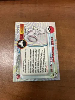 Topps Pokemon Blue Logo Non-Holo: Mewtwo #150 - NM - Image 4