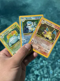 Pokemon Second Gen Holo Starter Trio Charizard Blastoise Venusaur Beautiful Set! - Image 1