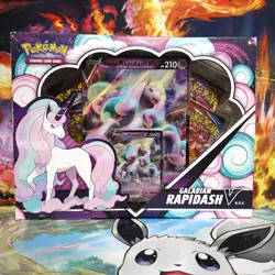 Pokemon TCG Galarian Rapidash V Box Lot Of 3 Sealed. - Image 2
