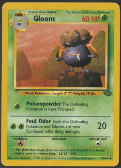 Pokemon TCG Gloom 37/64 Jungle WOTC LP - Image 1