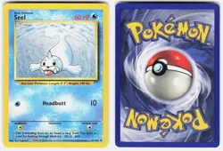 Seel 41/102 Uncommon Base Set Unlimited Pokemon Lightly Played - Image 1