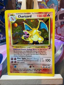 Charizard 4/102 Holo Holo Rare Base Set Unlimited Pokemon HP - Image 1