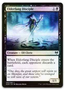 Elderfang Disciple #93 (Foil) (NM) Kaldheim KHM Magic MTG - Image 1