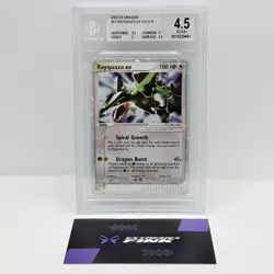 CARTA POKEMON RAYQUAZA EX HOLO 97/97 - ENG - EX DRAGON - BECKETT / BGS 4,5 - Image 1