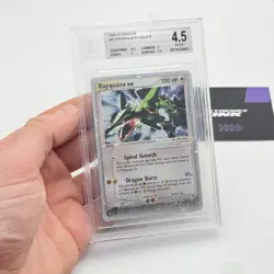 CARTA POKEMON RAYQUAZA EX HOLO 97/97 - ENG - EX DRAGON - BECKETT / BGS 4,5 - Image 2