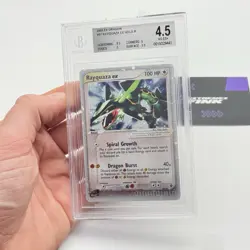 CARTA POKEMON RAYQUAZA EX HOLO 97/97 - ENG - EX DRAGON - BECKETT / BGS 4,5 - Image 3