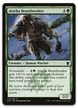 Atarka Beastbreaker #174 (LP) Dragons of Tarkir DTK Magic MTG - Image 1