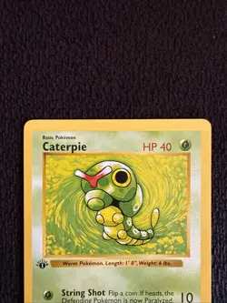 Caterpie 45/102 1st Edition - Pokemon Base Set 1st Edition (Shadowless) - Image 2