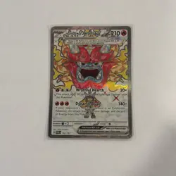 Pokemon TCG Twilight Masquerade Hearthflame Mask Ogerpon ex 192/167 Ultra Rare - Image 1
