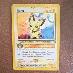 Pokemon Pichu Neo Genesis Holo Rare 12/111 30 HP Wizards English 2000 - Image 2