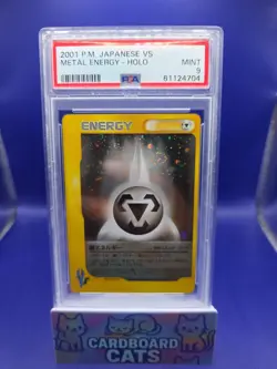Pokemon Metal Energy VS Series PSA 9 Swirl Japanese 2001 Pocket Monsters - Image 1