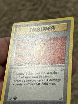 Pokemon Super Potion 90/102 (1st Edition) Shadowless *Near Mint* Never Played - Image 2