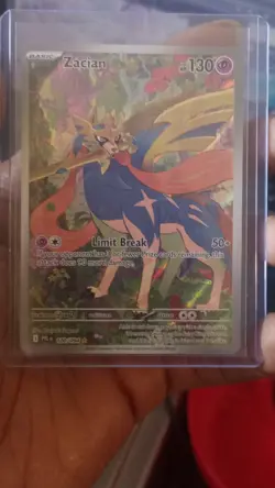 Pokemon Zacian 100/094 Me02: Phantasmal Flames Illustration Rare Holo 130HP - Image 2