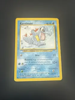 Karnimani # 80/111 Common aus Neo Genesis von 2001 Deutsch Pokemon Vintage TCG - Image 1