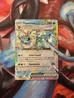 Vaporeon EX 023/131 - Pokemon Prismatic Evolutions - English - NM - Image 1