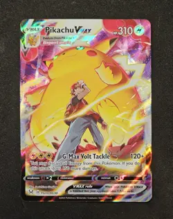 Pokemon Pikachu VMAX Ultra Rare SWSH11: Lost Origin Trainer Gallery TG17/TG30 - Image 1