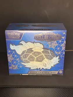 Pokemon Scarlet & Violet Stellar Crown Elite Trainer Box Collectors Terapagos - Image 1