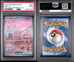 2023 POKEMON SVP EN-SV BLACK STAR PROMO 151 ULTRA-PREM COLL #053 MEW EX PSA 9 - Image 1