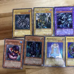 Yugioh Red Eyes Blue Eyes Ultimate Dark Magician Relinquished - Image 1