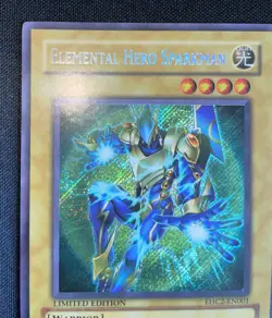 YuGiOh Elemental Hero Sparkman EHC2-EN001 - Lightly Played - Image 3