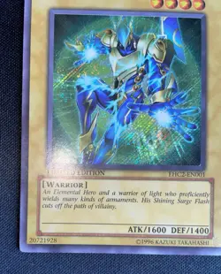 YuGiOh Elemental Hero Sparkman EHC2-EN001 - Lightly Played - Image 5