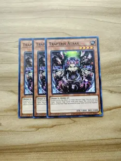 Yu-Gi-Oh! - Traptrix Atrax 3X - Complete Playset Of Cards - Image 1
