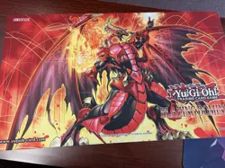 YuGiOh Blazing Dominion - Blazing Dragon Playmat NEW! - Image 1