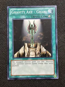 YuGiOh! Gravity Axe - Grarl BP02-EN143 Common 1st Edition Lightly Played - Image 1