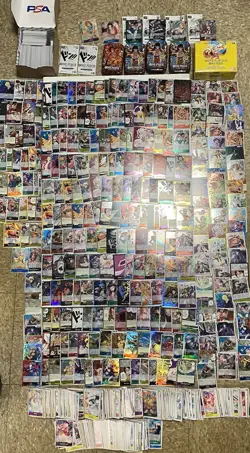 ONE PIECE Card Lot (over 1400) Box, Tins, Sealed Dash Packs, Promos, SR,R, Don - Image 1